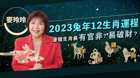 2023麥玲玲|麥玲玲2023兔年運程｜12生肖運勢完整版+吉星凶星開運貼